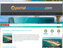 Tablet Screenshot of portalvacaciones.com